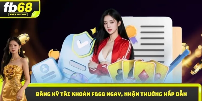 Đăng ký tài khoản FB68 ngay, nhận thưởng hấp dẫn