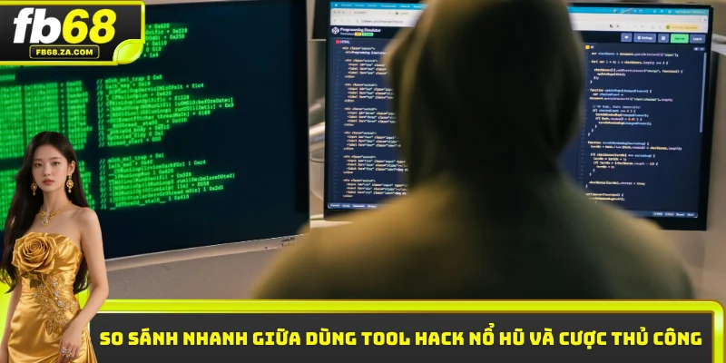 So sánh nhanh giữa dùng tool hack nổ hũ và cược thủ công